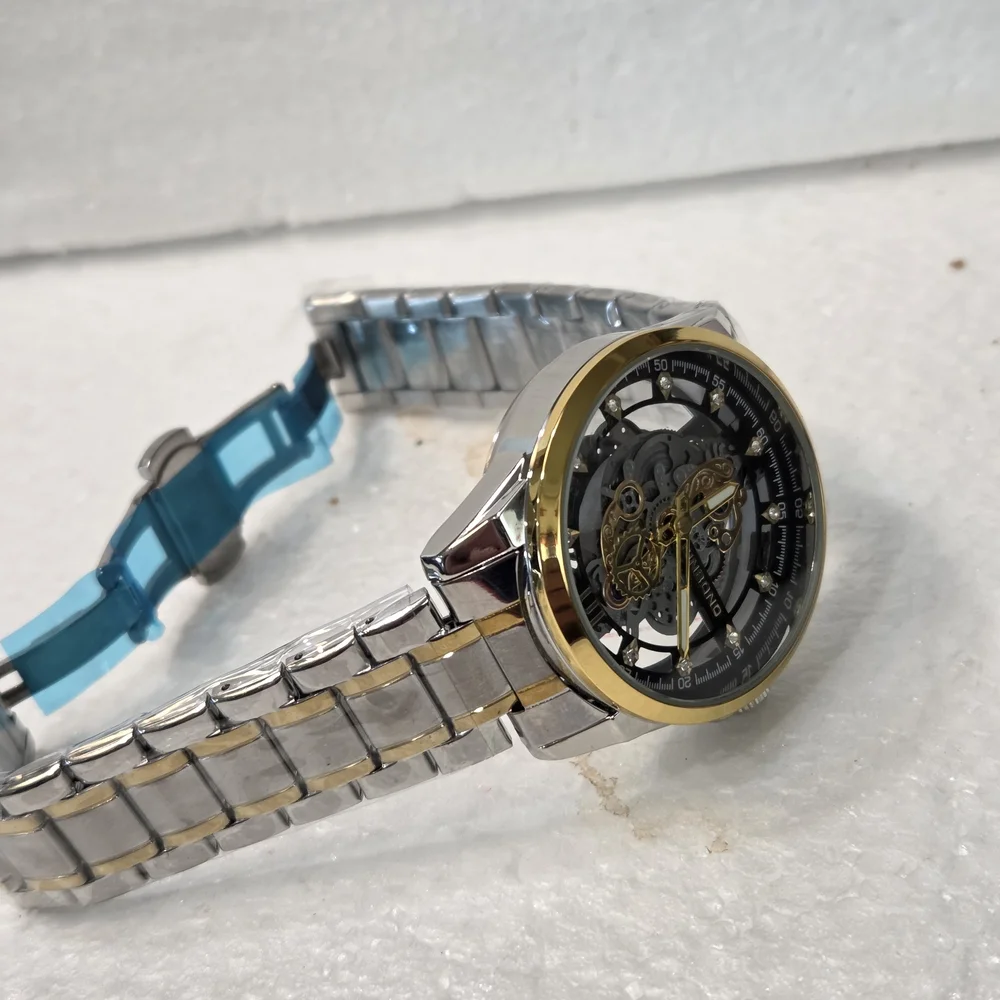 Binbond Gold and Silver See True Watch Quartz